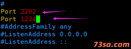 Linux 修改ssh默认端口号